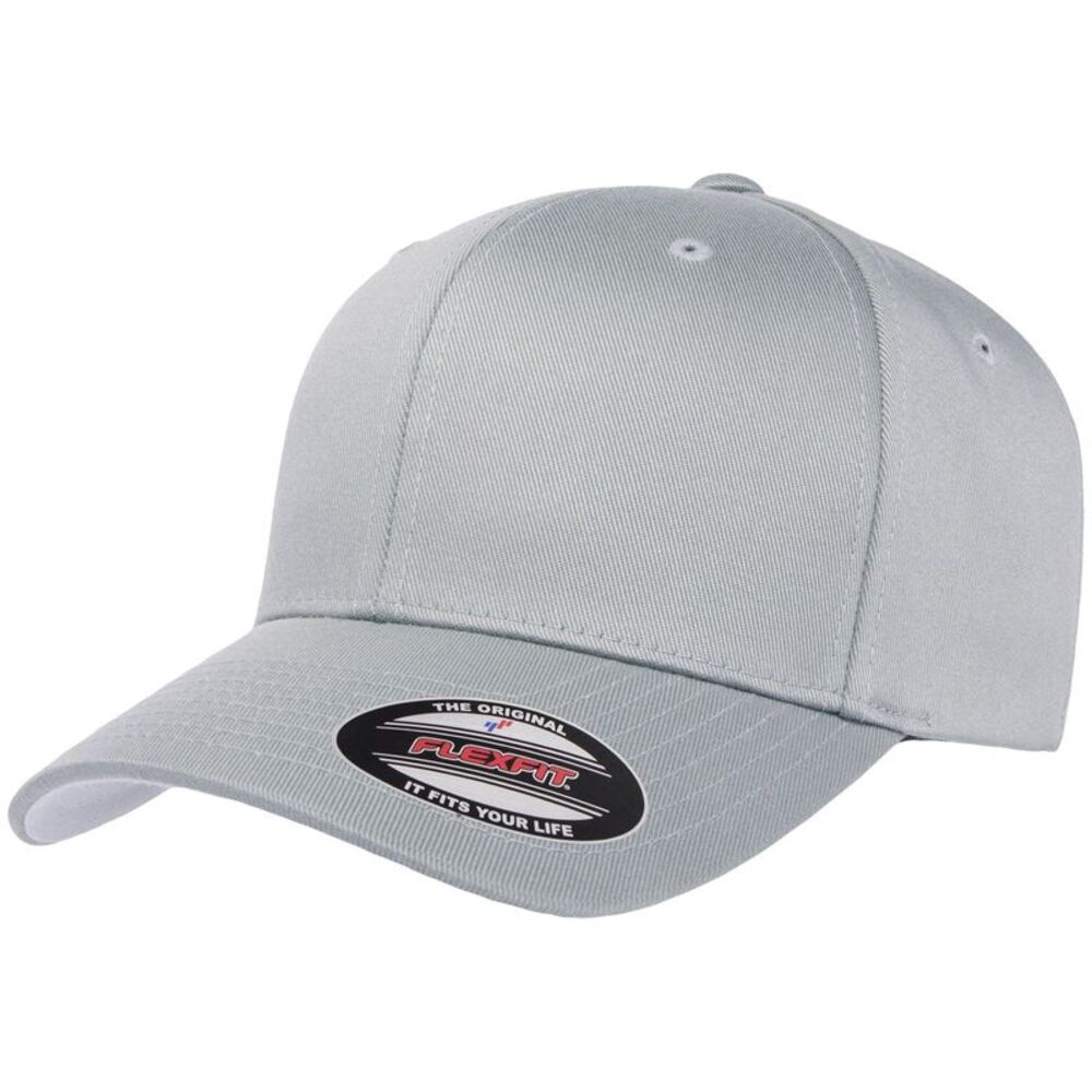 Flexfit Childrens/Kids Wooly Combed Cap / Silver